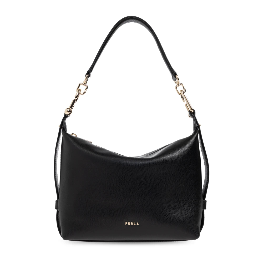 Furla - Tonie Mini Schultertasche - Bags -Damen -Schwarzk -One Size