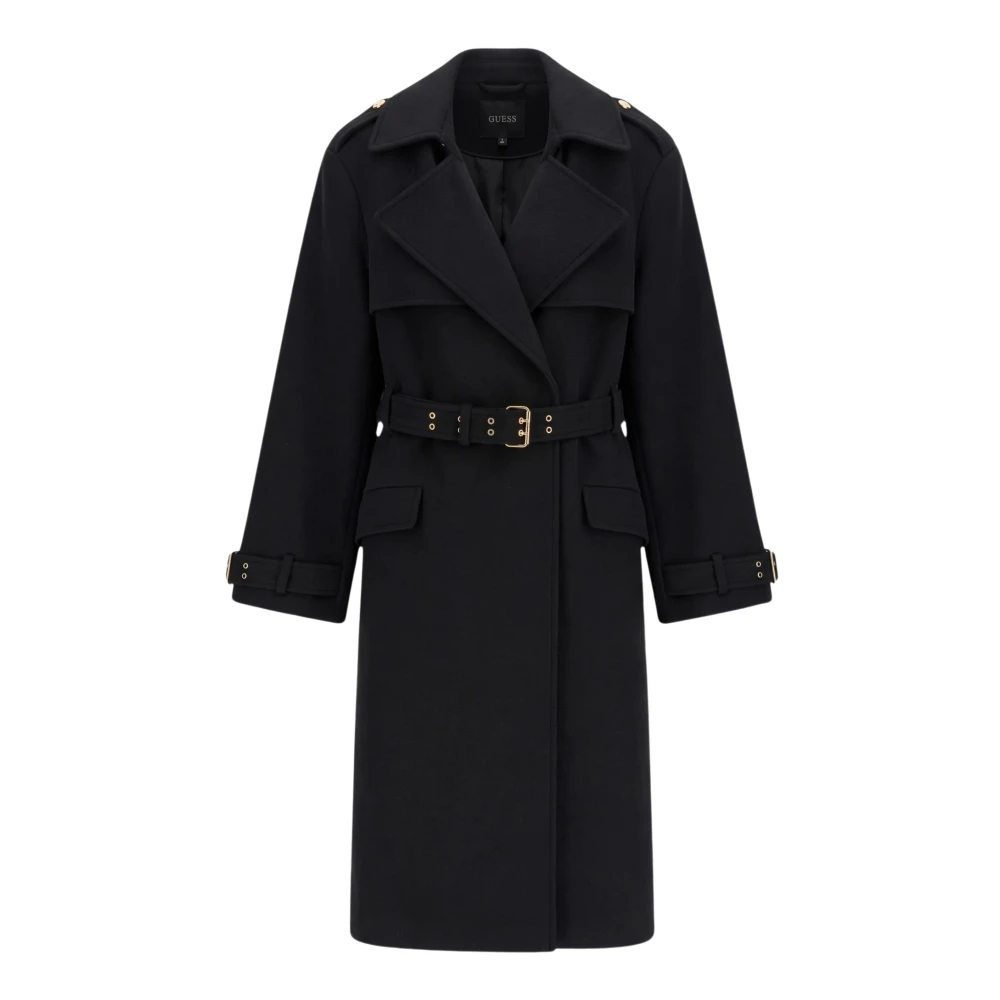 Guess Damen Noir Mantel Eve Melton - Bild 3
