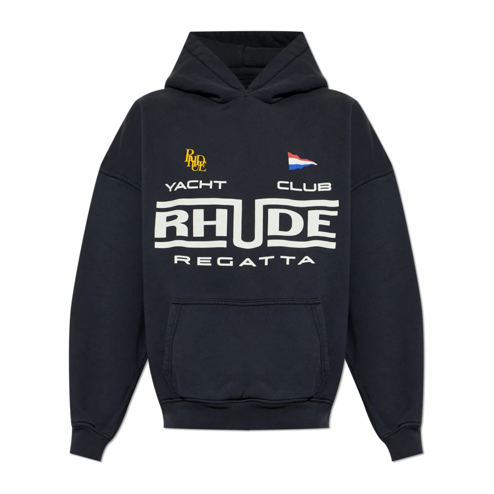 Rhude Herren Schwarz - The Hoodie - Sweatshirts & Hoodies - K -Xs