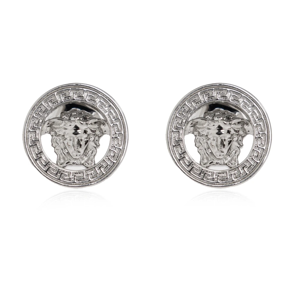 Versace Herren Grau - Ohrringe Mit Medusa-Kopf - Accessories - One Size
