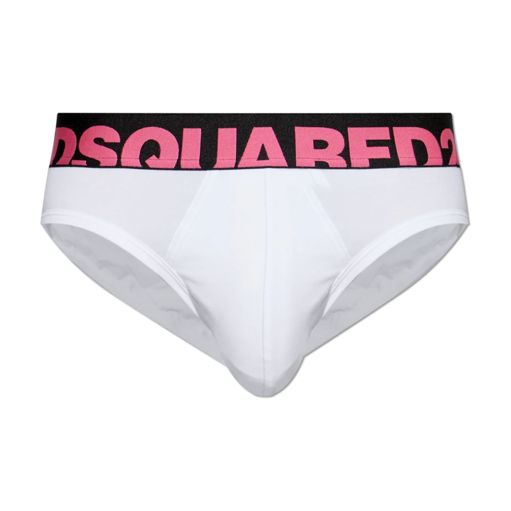 Dsquared2 Herren Weiß - Cotton Logo Briefs - Underwear - 2XL