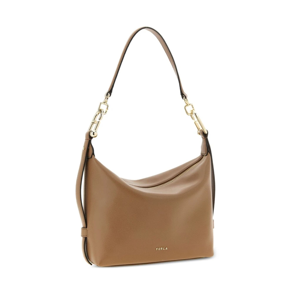 Furla Damen Braun - Tonie Mini Hobo - Bags - One Size