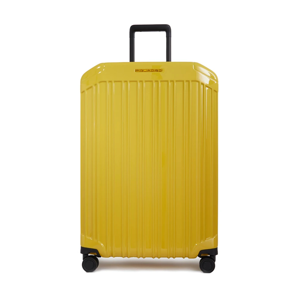 Piquadro Unisex Gelb - 4-Rollen Trolley Koffer - Suitcases - One Size