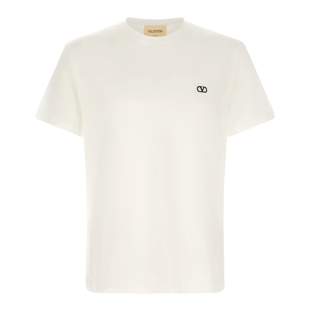 Valentino Garavani - Vlogo Signature T-Shirt - Tops - Herren - Weiß - L