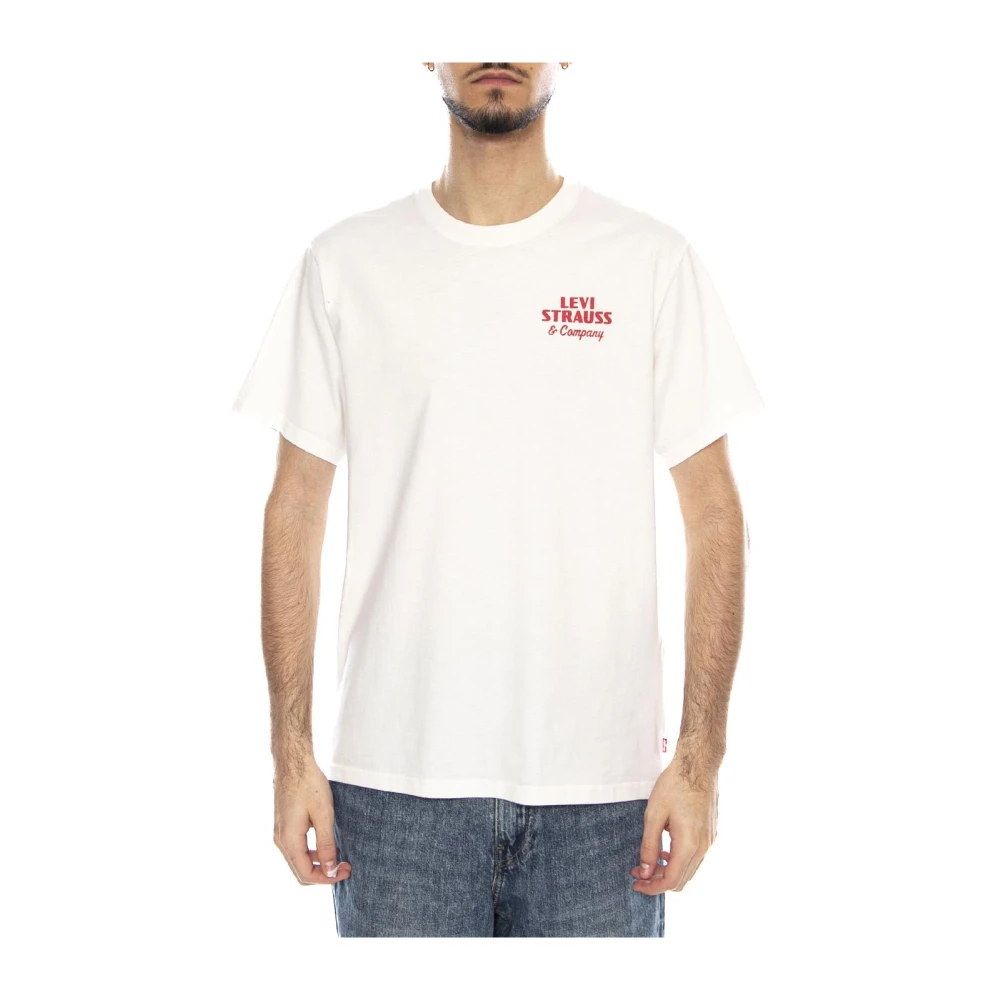 Levi's Herren Weiß – Relaxed-Fit-T-Shirt In Ecru Mit Western-Grafikmotiv Am Rücken - Bild 4