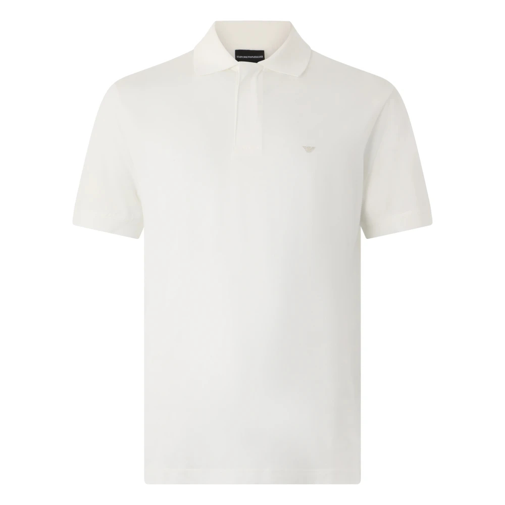 Emporio Armani Herren Weiß - Polo Mit Logo - Tops - S