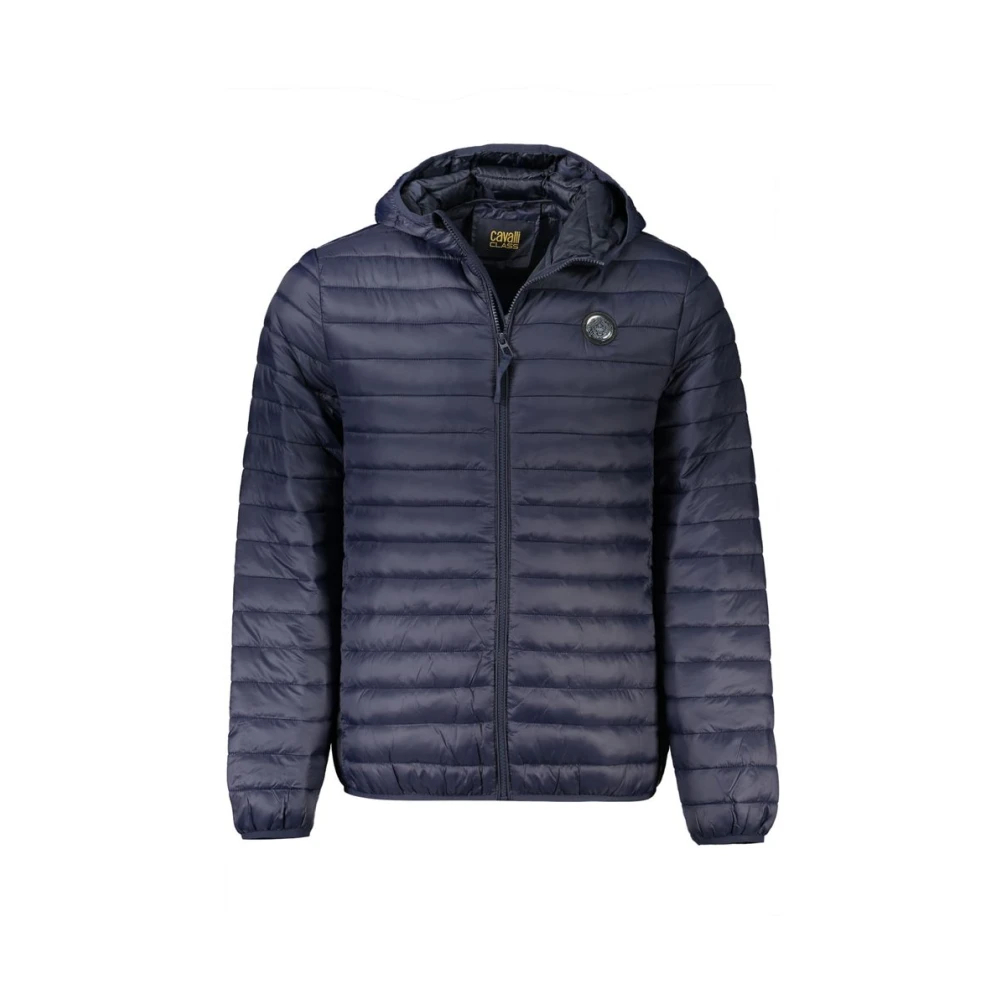 Cavalli Class - Blaue Polyamid Herrenjacke - Jackets - Herren - Blau - S - Bild 6