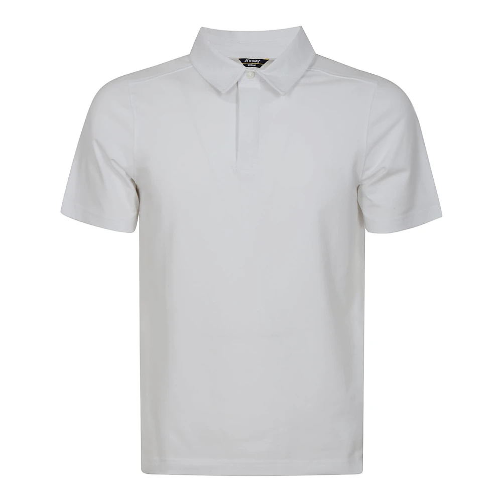 K-Way Herren Weiß - Ice Cotton Polo Shirt - Tops - L