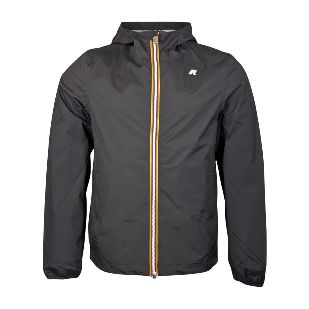 K-Way Herren Schwarz - Rain Proof Jackets - Sport - K - 2XL