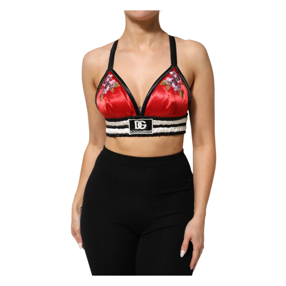 Dolce & Gabbana Damen Multicolor - Bustier Cropped Top - Tops - Mehrfarbig - S
