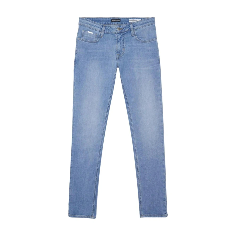 Antony Morato Herren Blau - Schwarze Slim Fit Denim Jeans - Jeans - W36