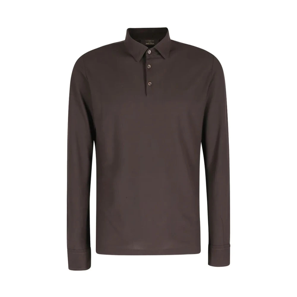 Zanone Herren Braun - Slim-Fit Icecotton Poloshirt - Tops - 2XL