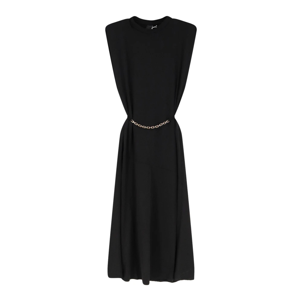 Pinko Damen Schwarz - Kleid Mit Rundhalsausschnitt - Dresses - K - M