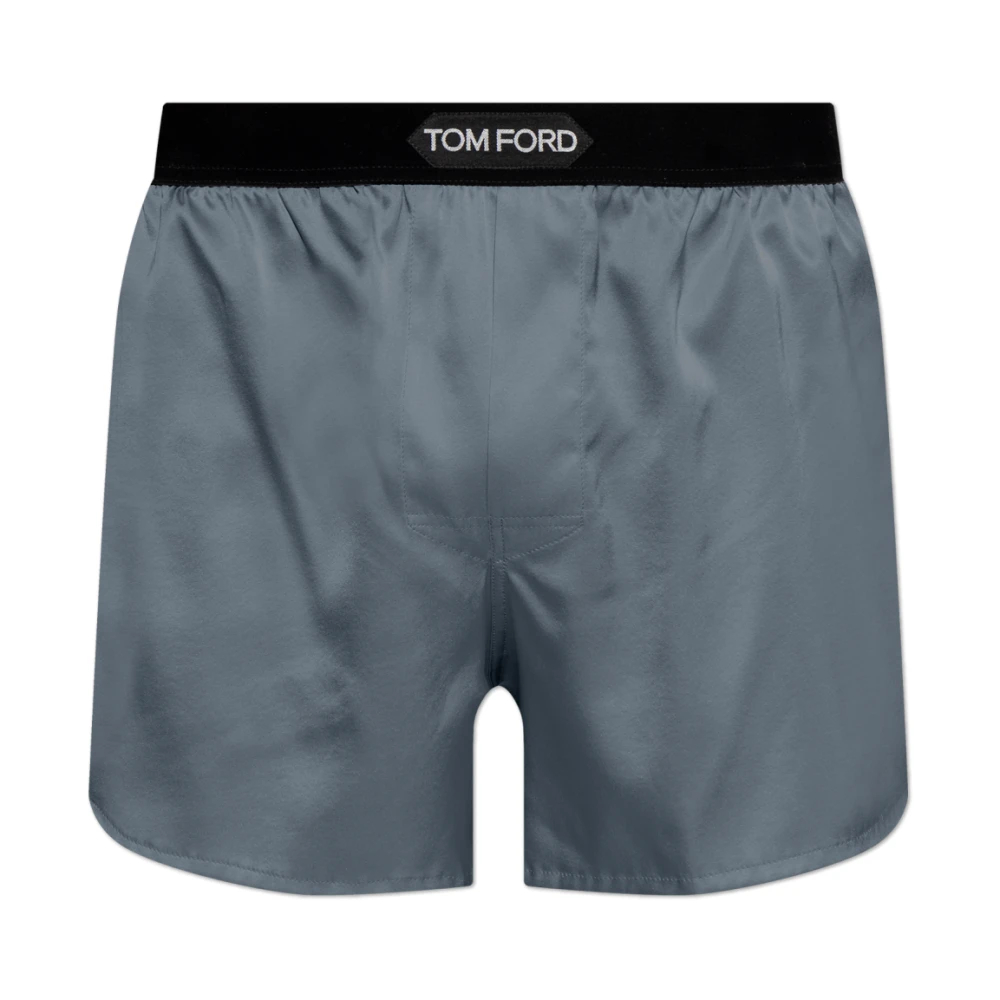 Tom Ford Herren Grau - Seiden-Lingerie-Shorts - Underwear - L