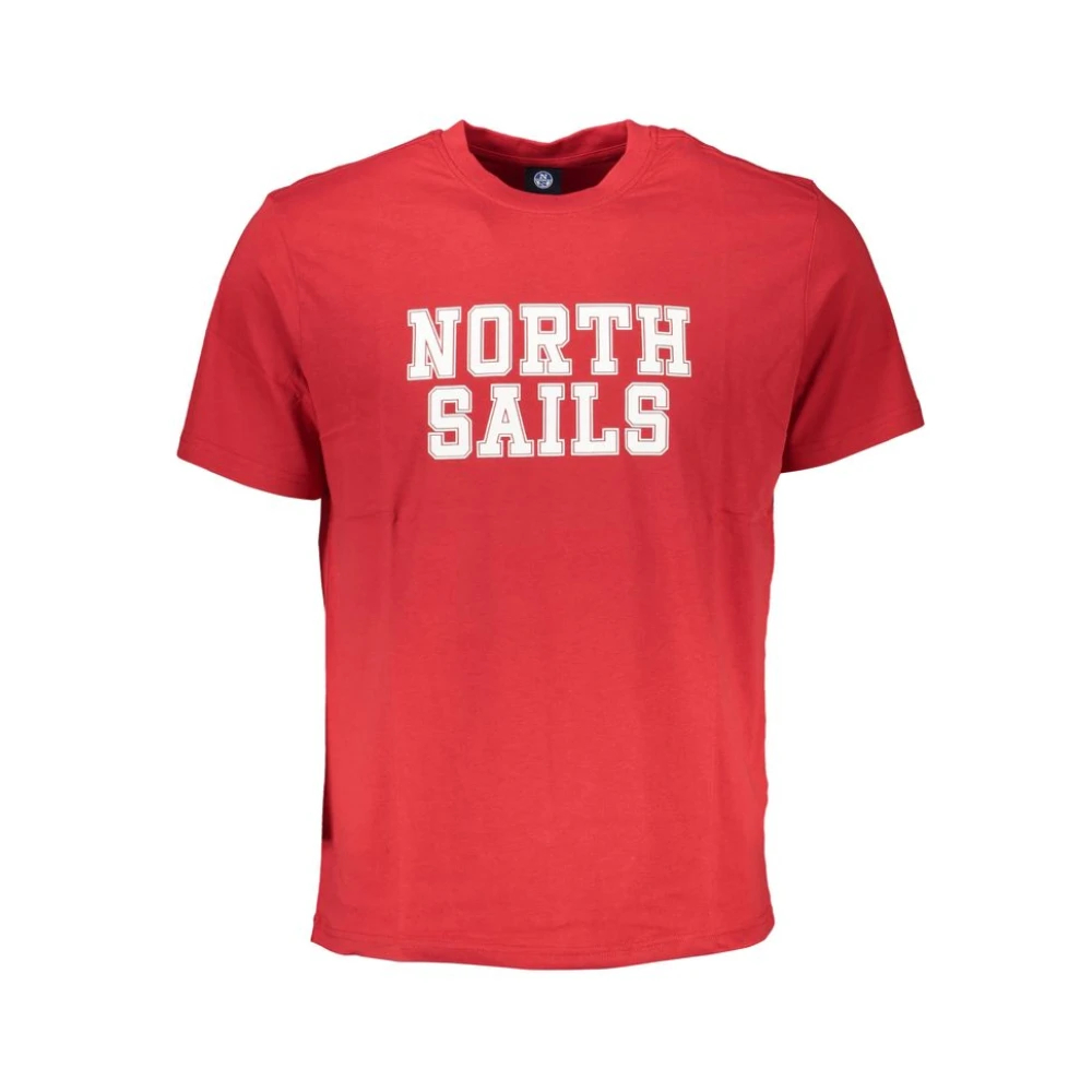 North Sails Herren Rot - Kurzärmeliges T-Shirt - Tops - L