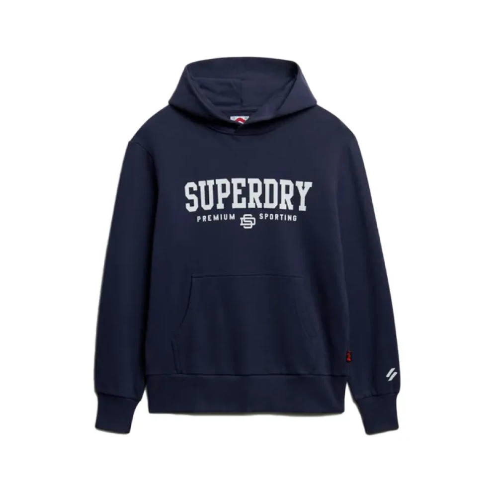 Superdry Herren Blau Hoodie Core Sport - Bild 4