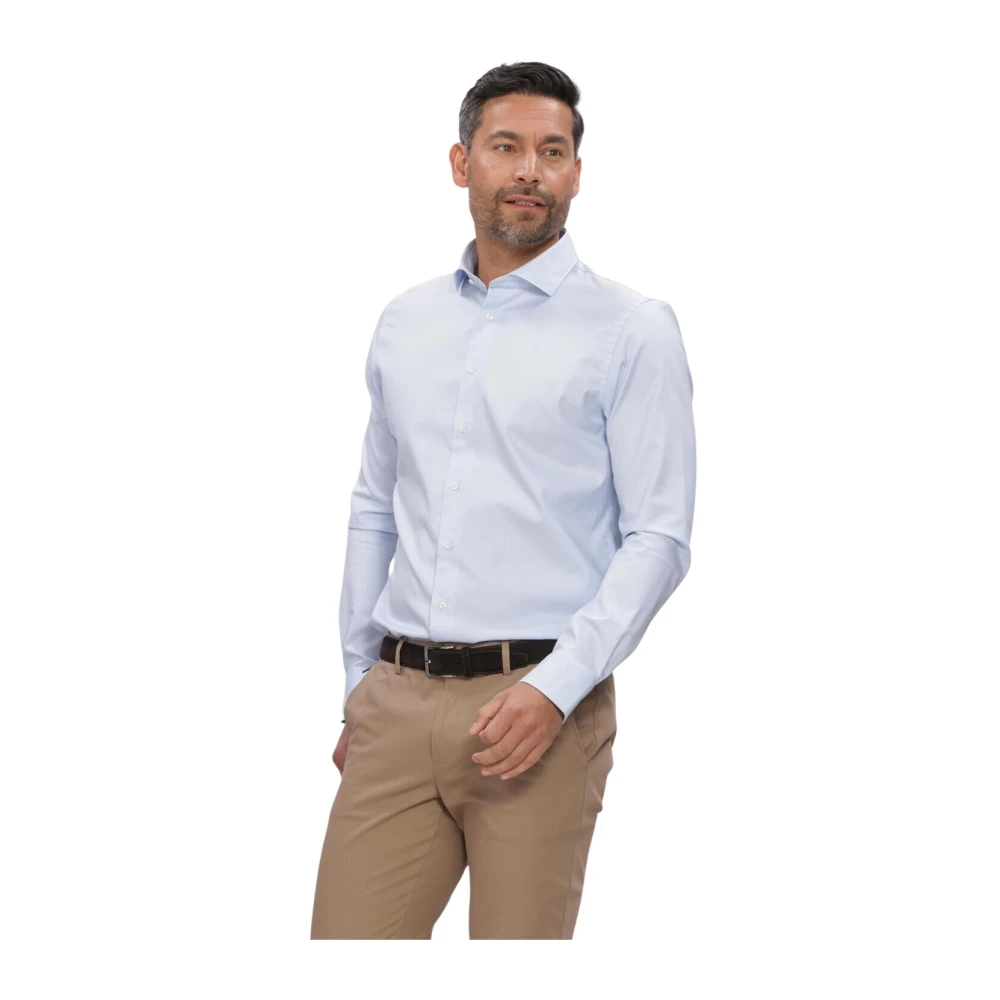 Profuomo Twill Hemd Hellblau Blau Größe 40 - Bild 7