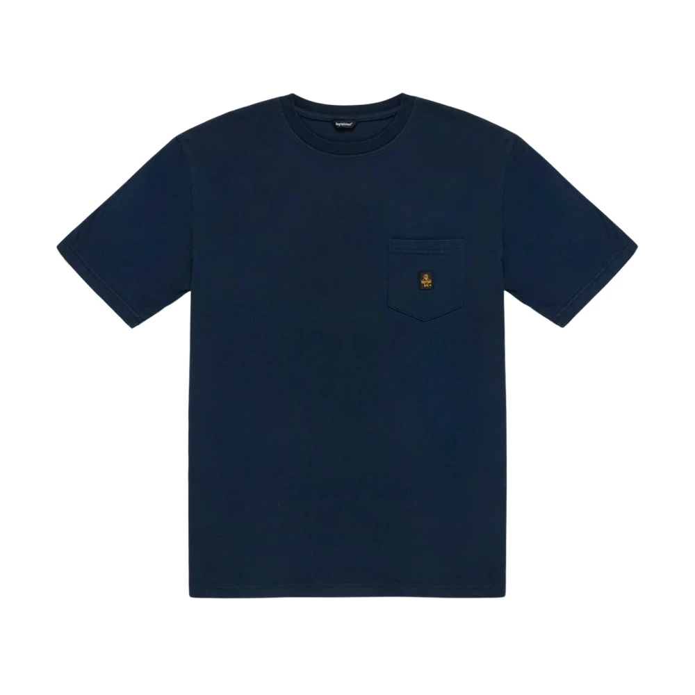 Refrigiwear Herren Blau - Basic T-Shirt - Tops - M