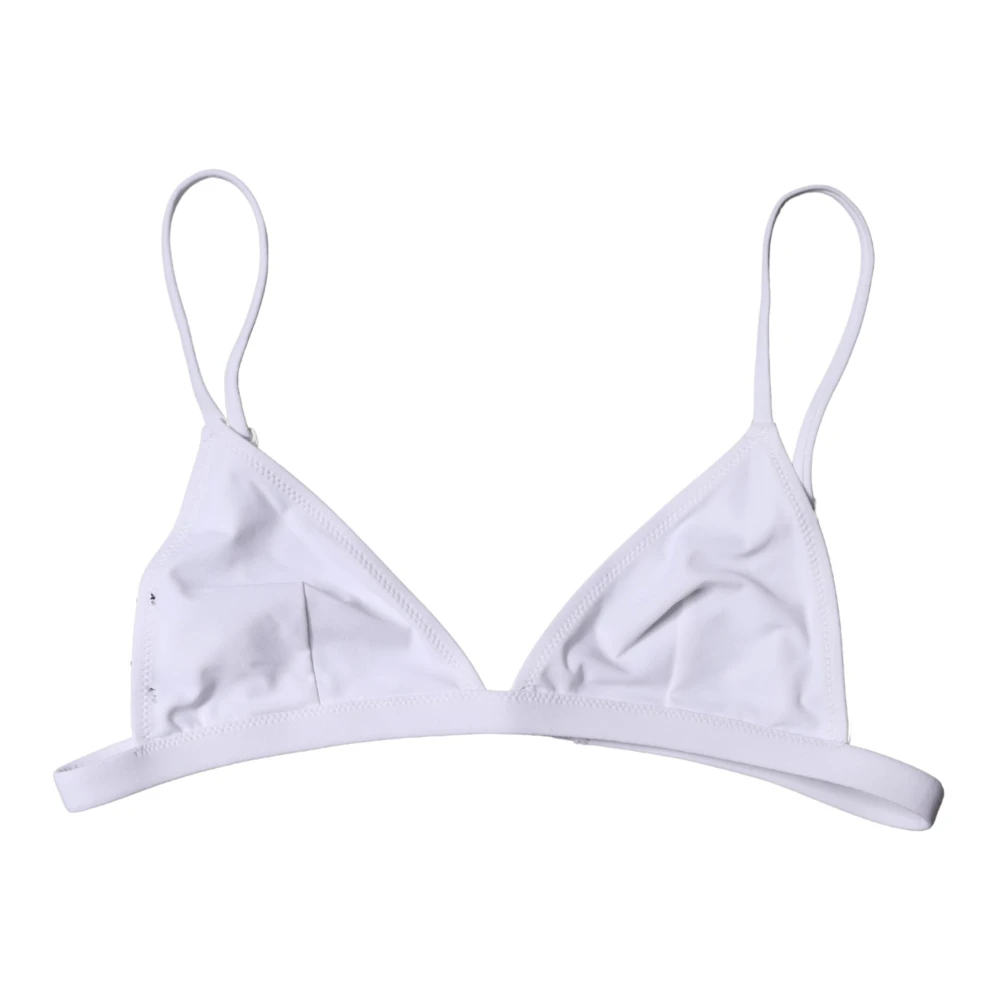 Dolce & Gabbana Damen Weiß - Triangle Bikini Top - Swimwear - S
