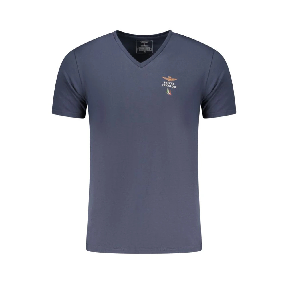 Aeronautica Militare Herren Blau - Outdoor T-Shirt - Tops - 2XL