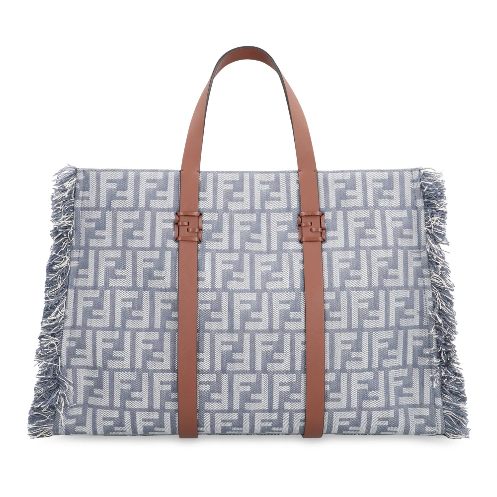 Fendi Damen Blau - Stilvolle Logo-Tasche - Bags - One Size
