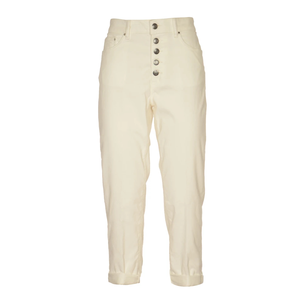 Dondup Damen Weiß - Koons Bot Gioie Jeans - Trousers - W27