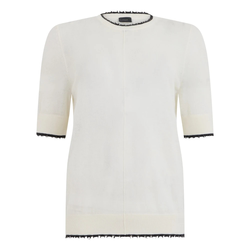 Pinko , Damen, Strickwaren, Weiß, Xs - Bild 5