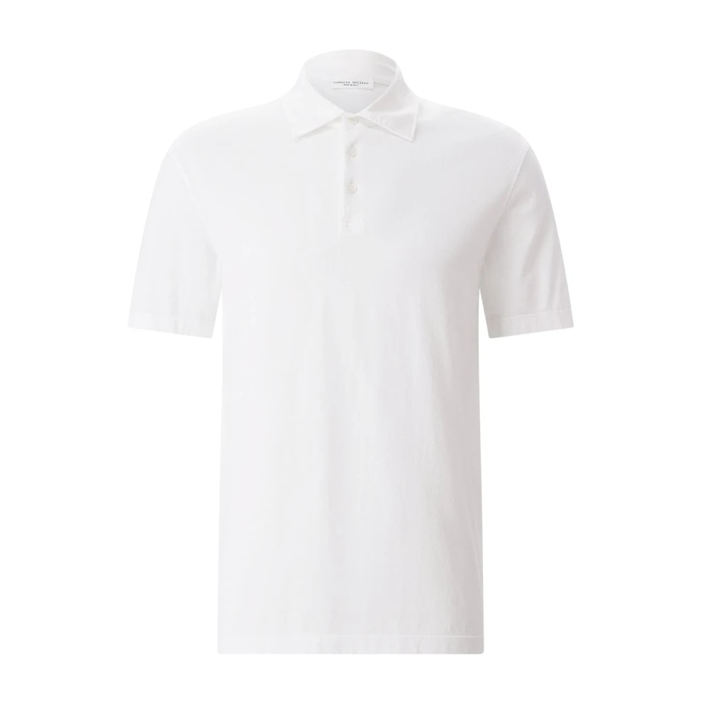 Roberto Collina - Cotton Regular Polo - Tops - Herren - Weiß - L
