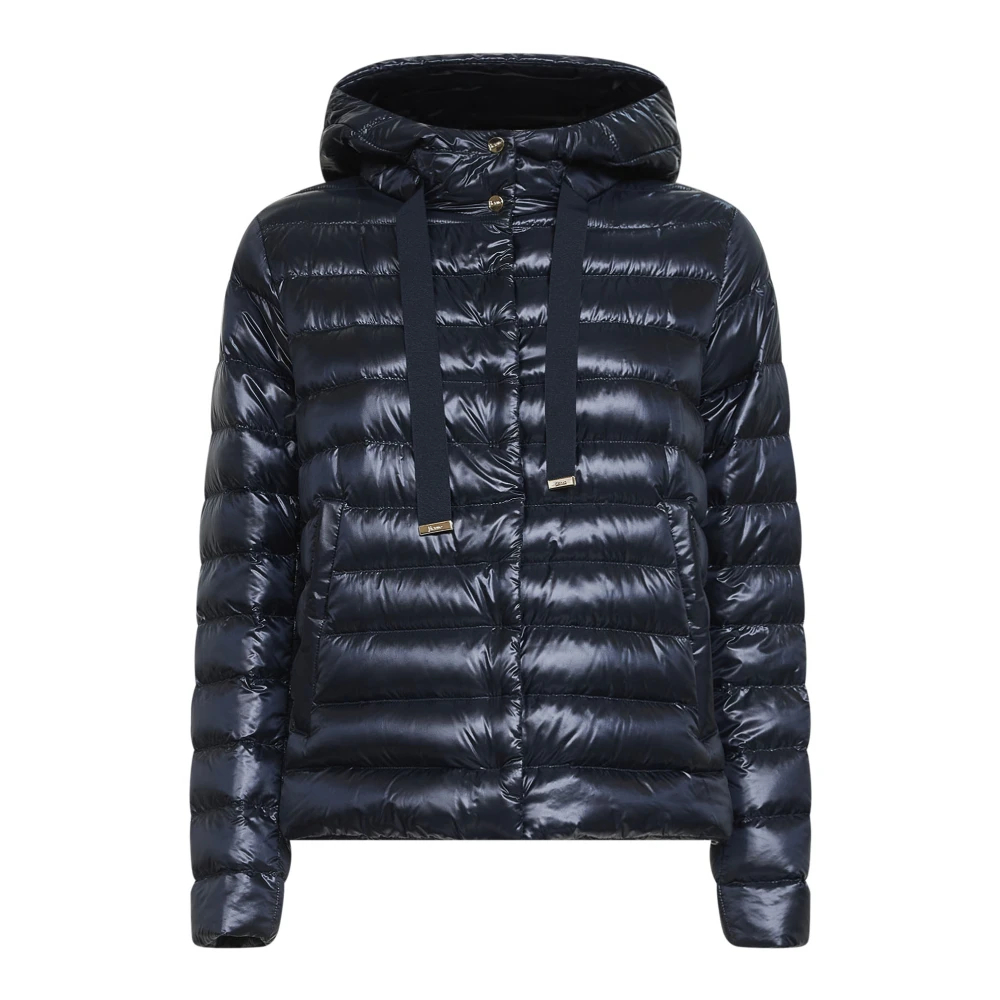 Herno Damen Blau - Nylon Ultraleicht Jacke - Jackets - Xs
