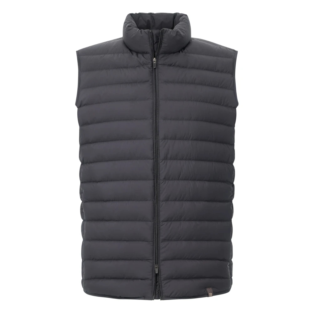 Boggi Milano Herren Blau - Technische Stoffweste Mit Gänsedaunen - Jackets - Xs