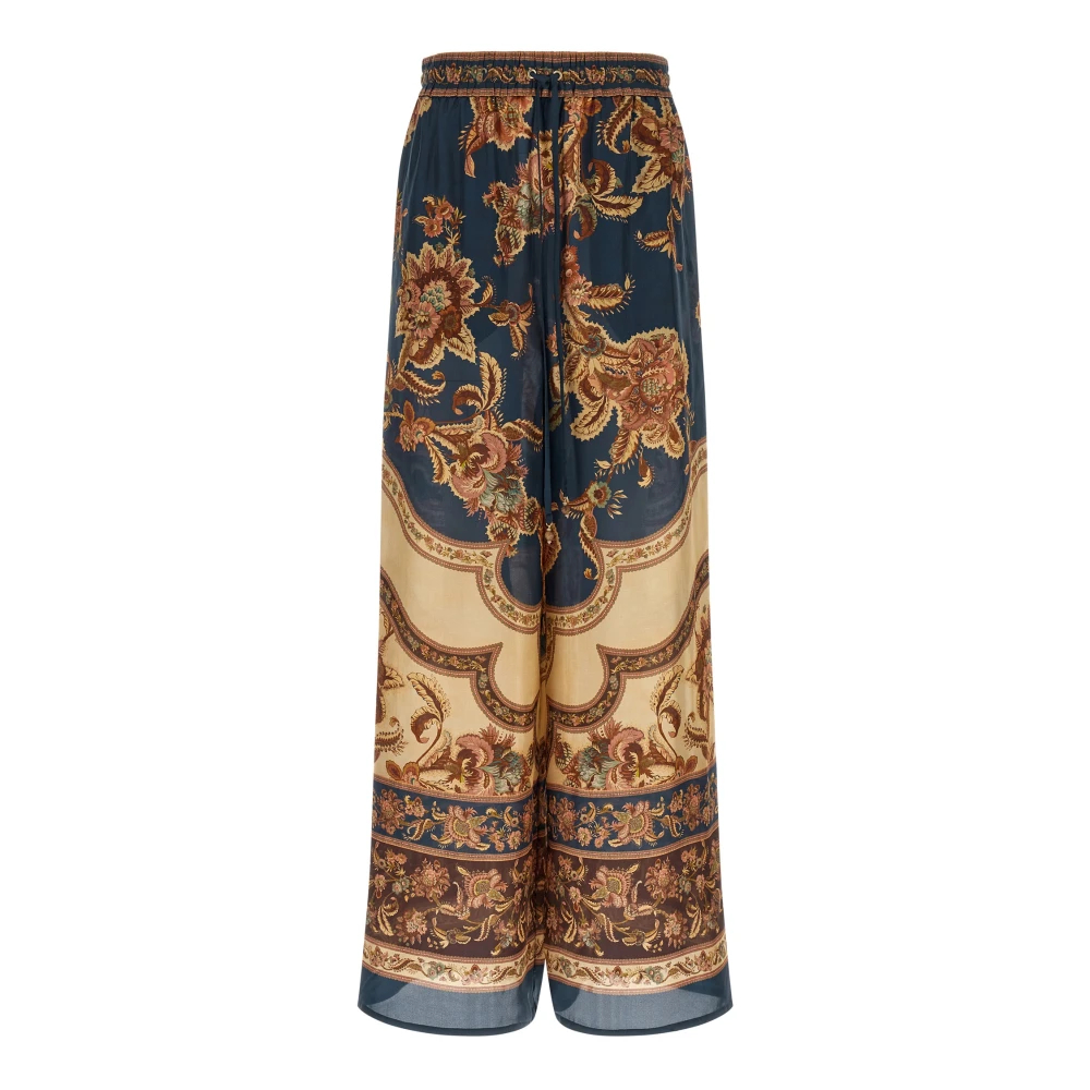 Zimmermann Damen Marine Seidenhose Aster Relaxed Fit, Gr. 36 - Bild 6