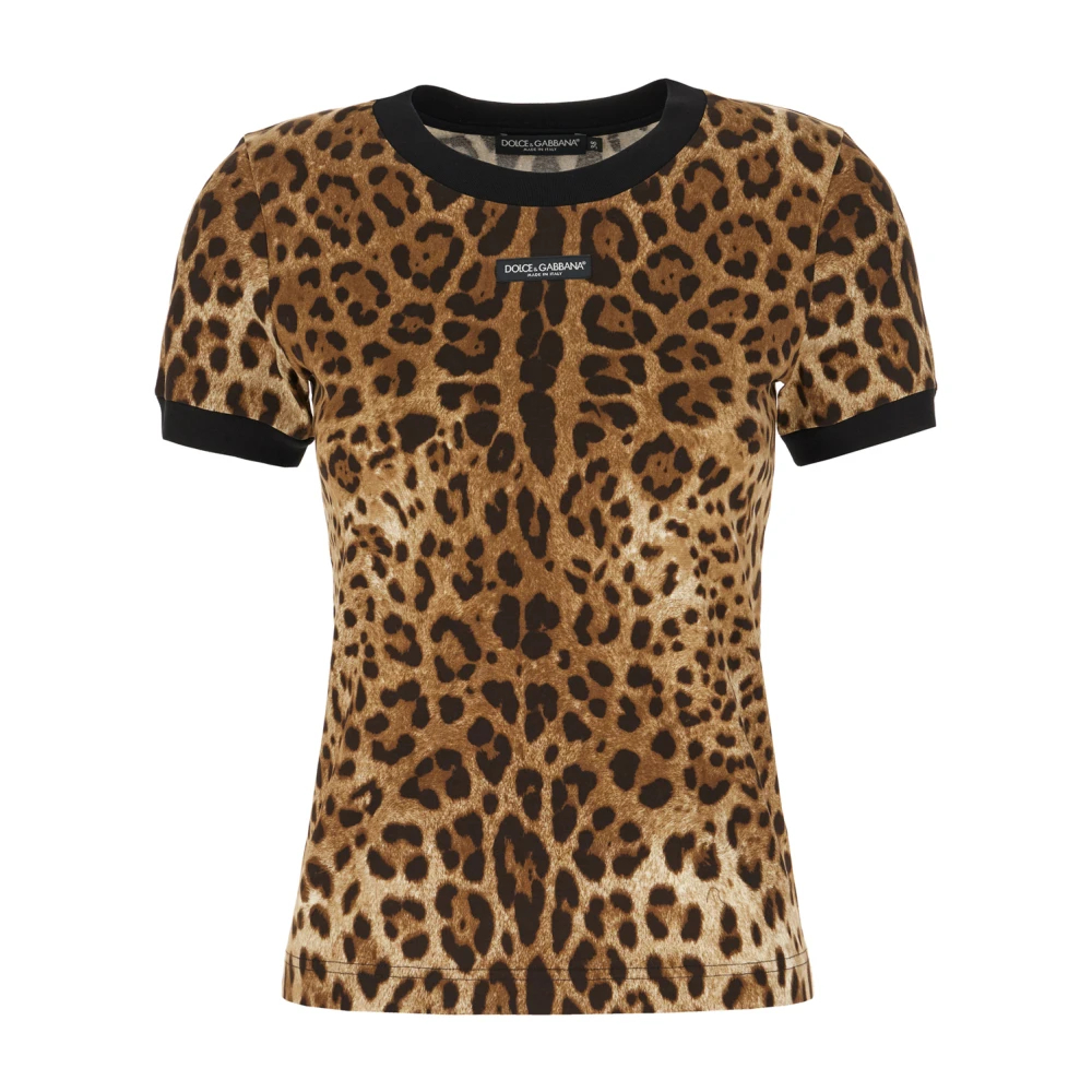 Dolce & Gabbana Damen Braun - Hy13m T-Shirt - Tops - Xs