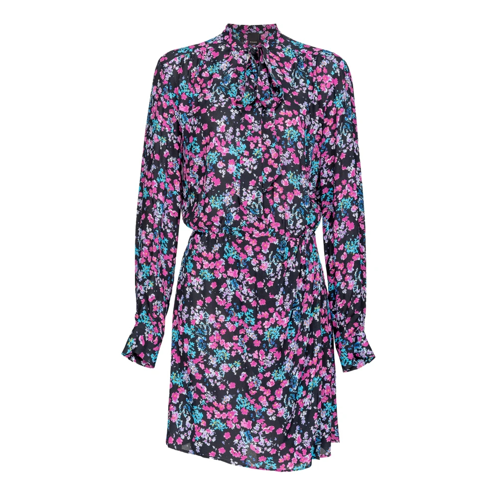 Pinko Damen Violett - Kleid Mit Blumenmuster - Dresses - Lila -L