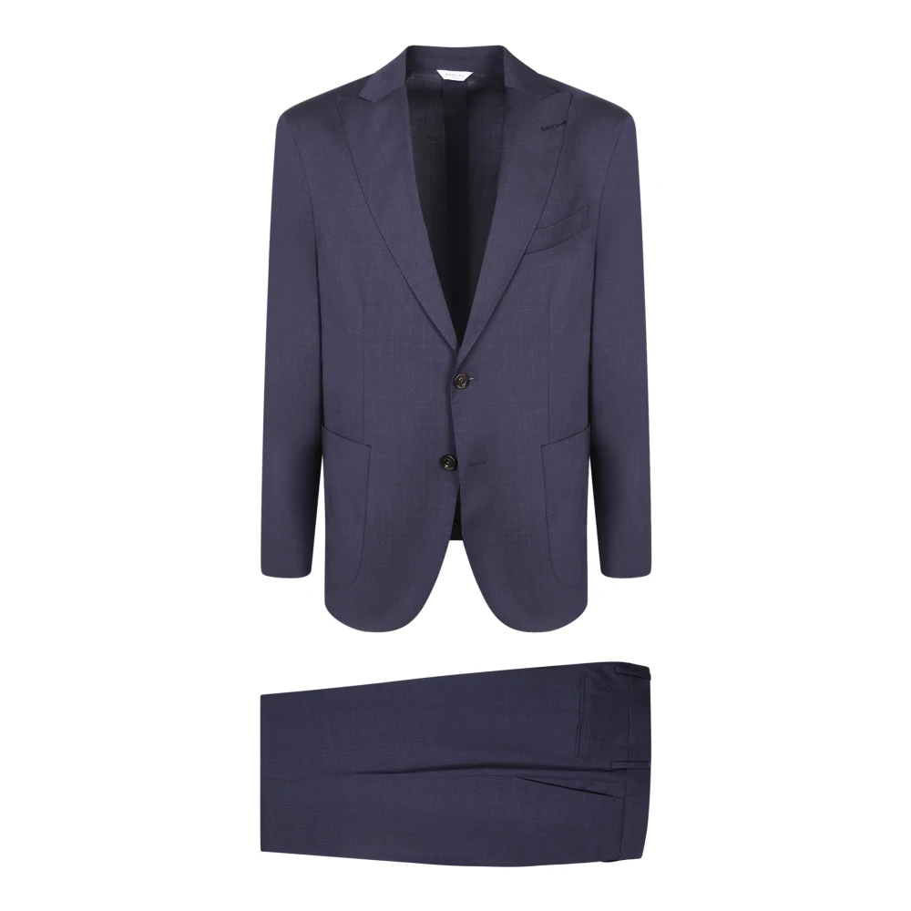 Boglioli Herren Blau - Feine Wolle. Klassischer Schnitt. - Suits - 2XL