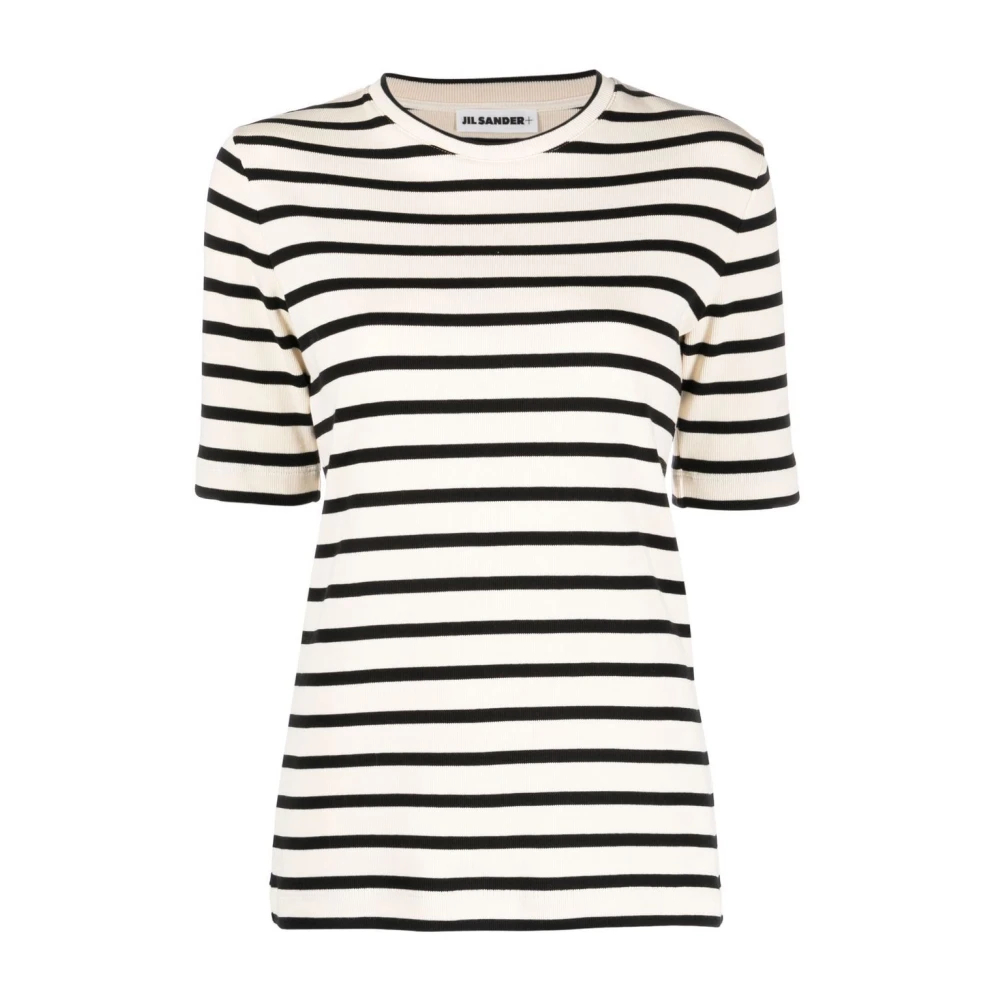 Jil Sander Striped Cotton T-Shirt - Bild 3