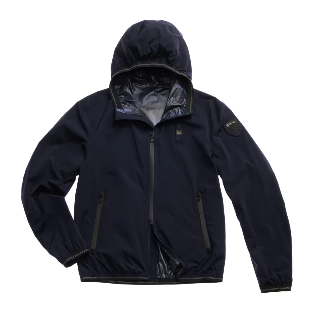 Blauer Herren Blau Er - Kurze Gestreifte Jacke - Jackets - S