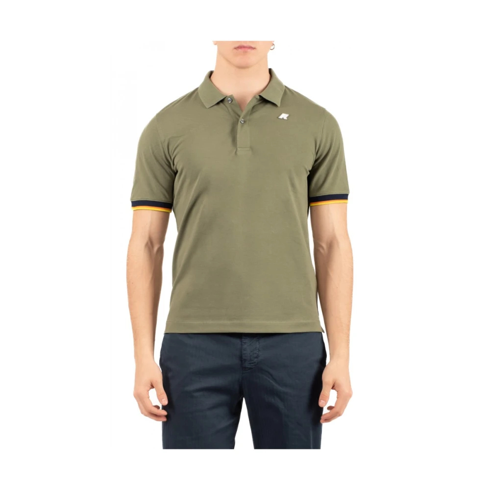 K-Way Herren Grün - Stylische Polo-Jacke - Tops - S