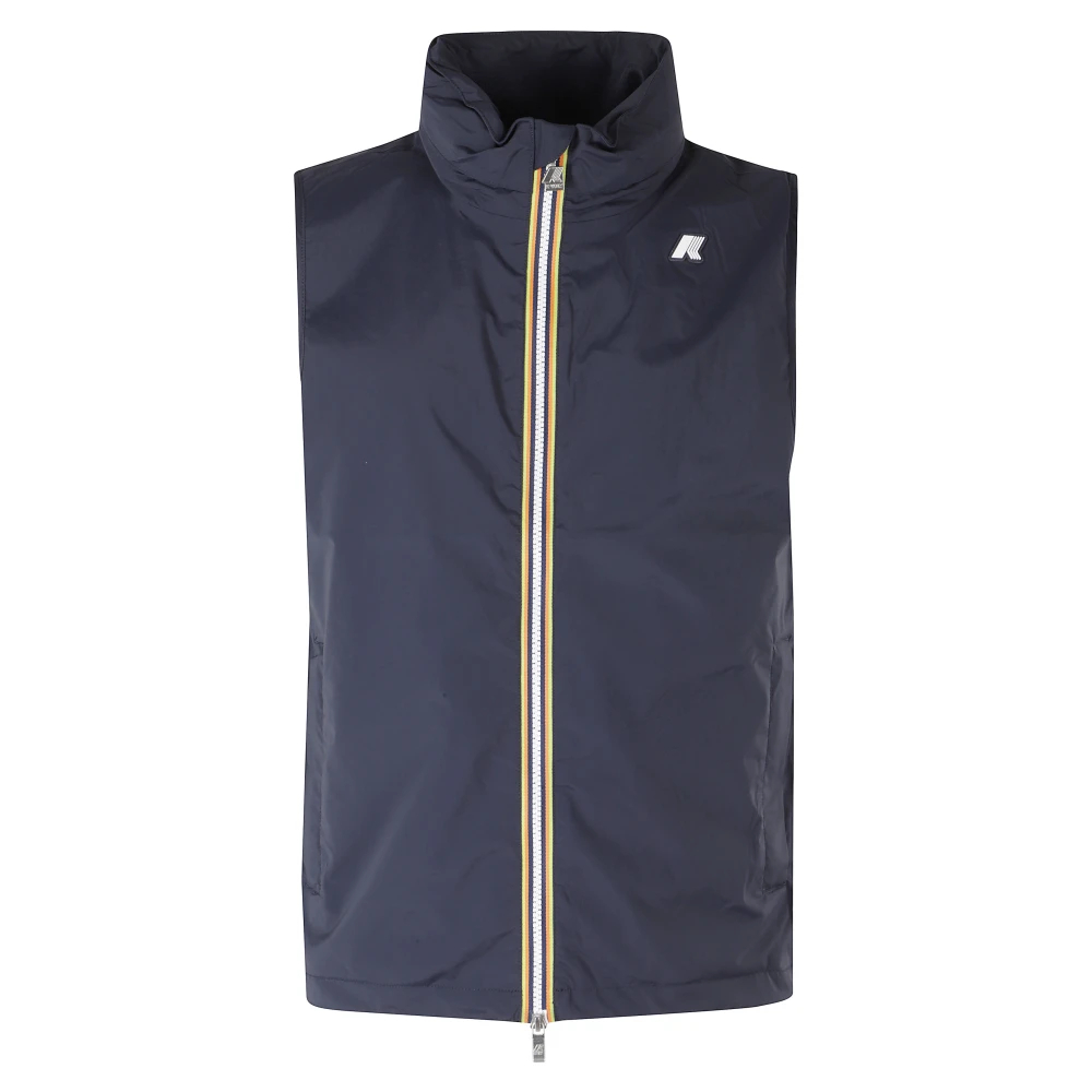 K-Way Herren Blau - Valen Stretch Nylon Jersey - Jackets - Xl