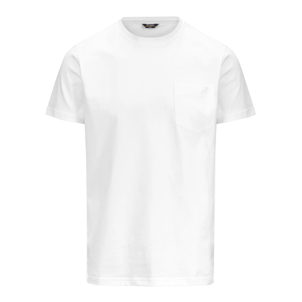 K-Way Herren Weiß - Sigur Jersey T-Shirt - Tops - S