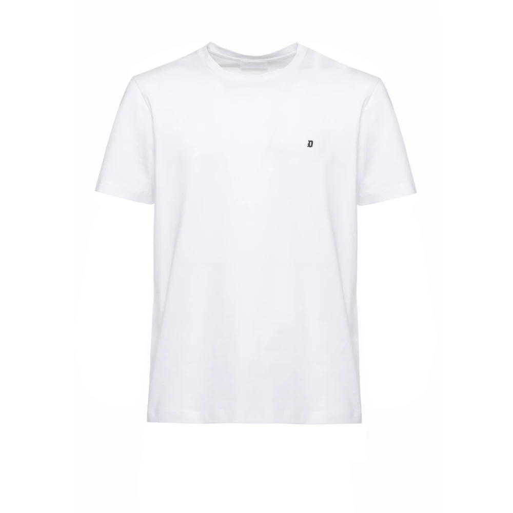 Dondup Herren Weiß - T-Shirt Mit Rundhalsausschnitt - Tops - S