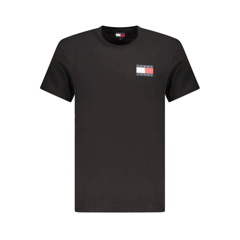 Tommy Jeans (Pvh Group) - Tjm Slim Essential Flag Tee Ext Black - Gr. - M - Bild 7