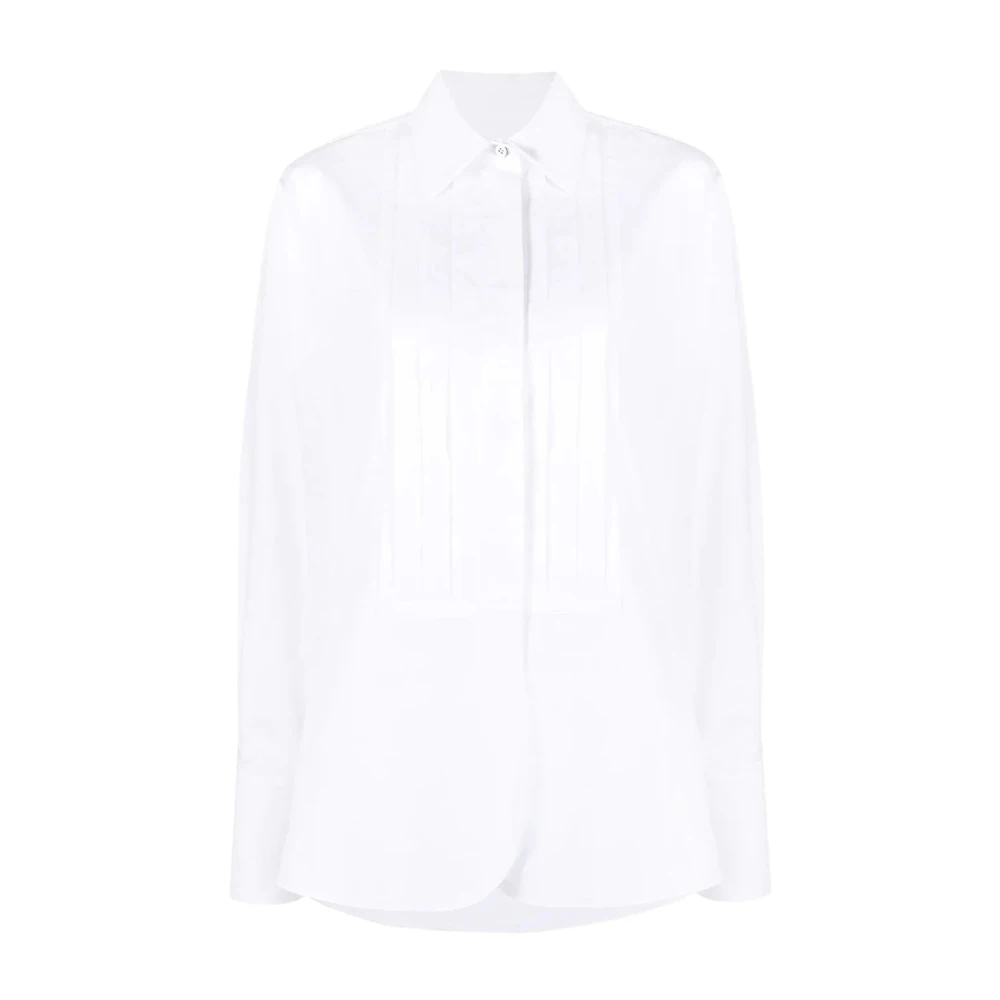 Jil Sander Damen Weiß - Hemdbluse Mit Biesenlatz - Blouses & Shirts - 2XS