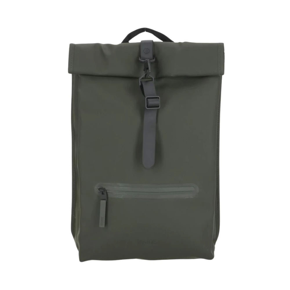 Rains - Rolltop Rucksack - Bags - Unisex - Grün - One Size - Bild 11