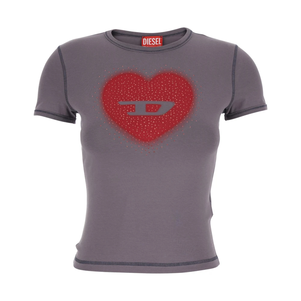 Diesel Damen Grau - T Uncuties Long S5 - Tops - S