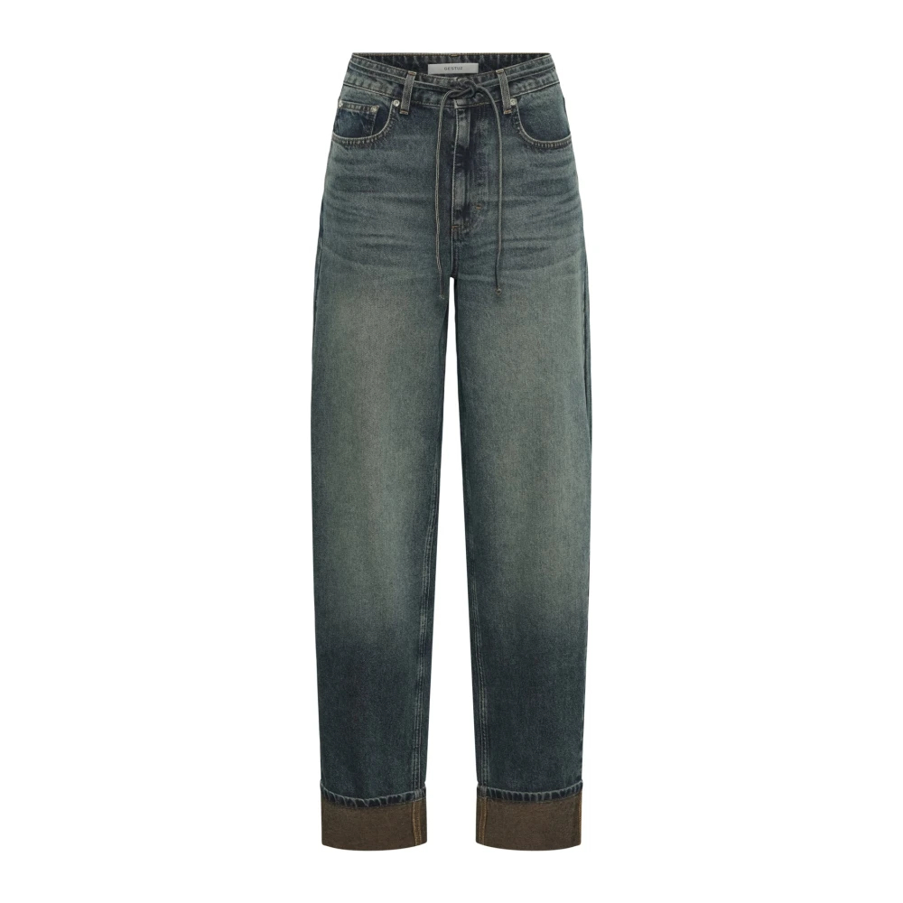 Gestuz Damen Blau - Loose-Fit Jeans - Jeans - W28