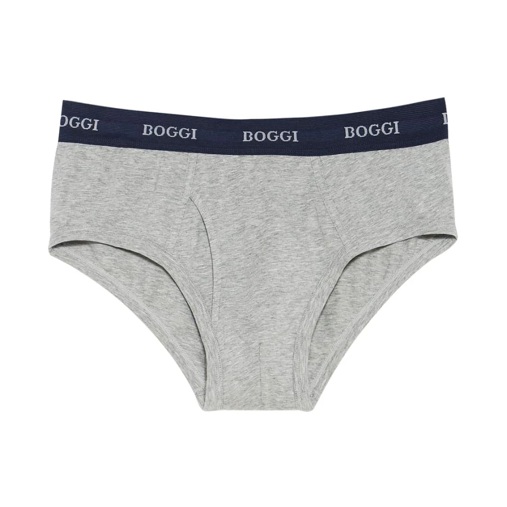 Boggi Milano Herren Grau - Stretch Cotton Jersey Briefs - Underwear - M