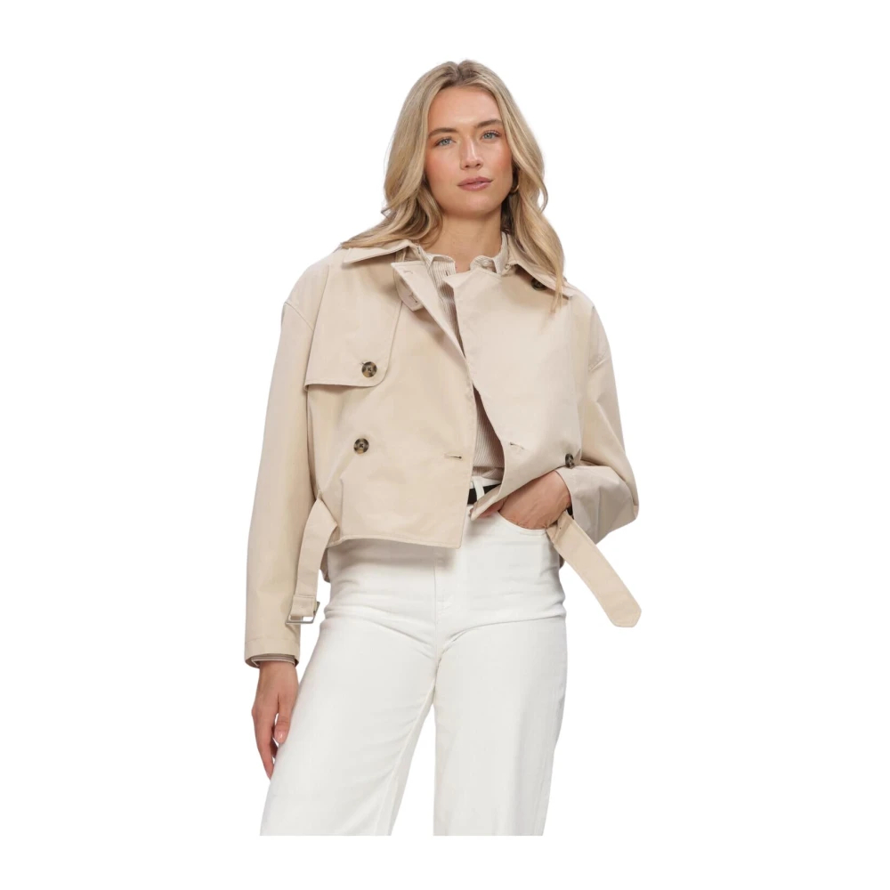 Tommy Jeans Damen Tommy Hilfiger Trenchcoats Beige Gr. Groß - Image 5