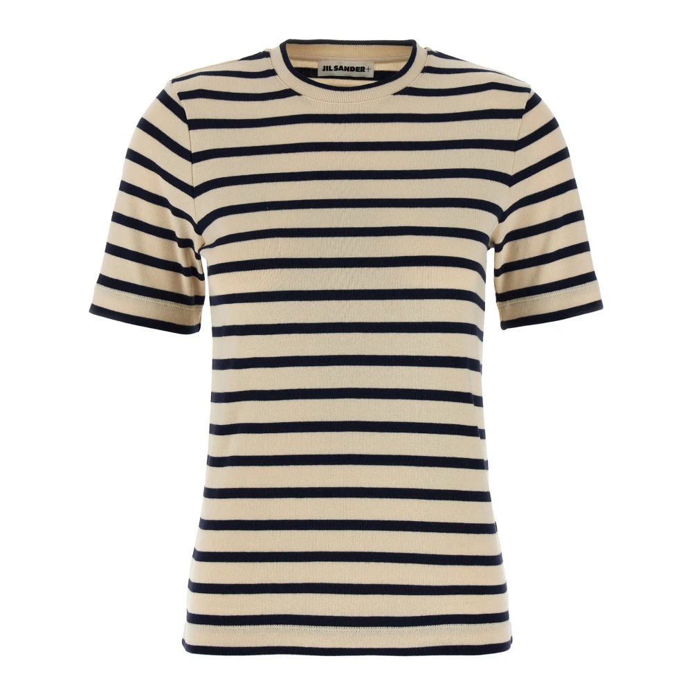 Jil Sander Damen Multicolor - Gestreiftes T-Shirt - Tops - Mehrfarbig - S