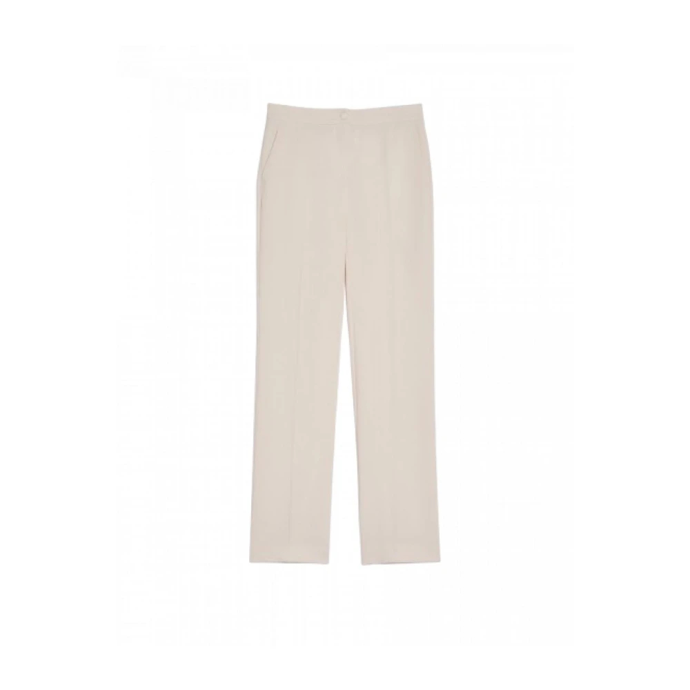 Pennyblack Damen Weiß - Flare Fit Polyester Hose - Trousers - Xs