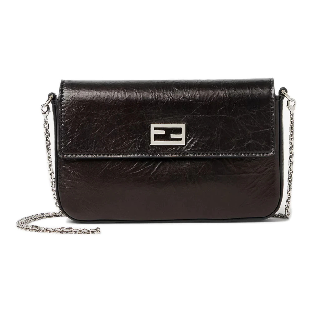 Fendi - Tube Wallet On Chain - Bags - Damen - Schwarzk - One Size - Bild 6